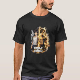 Camiseta de Treino de Anime "Construído, Não Nasci