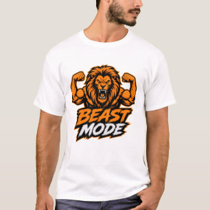 Camiseta de treino de musculação do Leão no Modo F