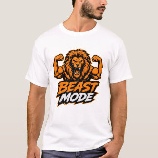 Camiseta de treino de musculação do Leão no Modo F