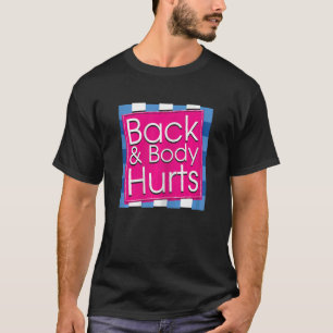 Camiseta de Treino Feminina Dor nas Costas Citação
