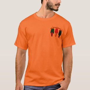 Camiseta de três pimentões quentes de Amigo