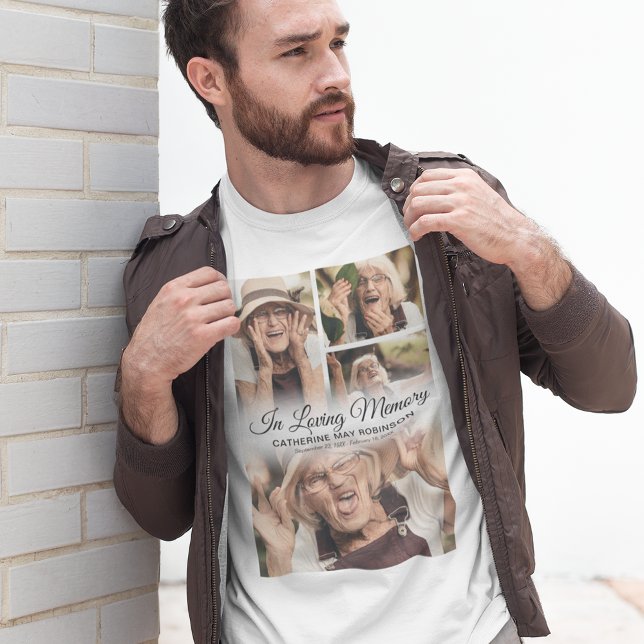 Camiseta de Tributo de Foto Memorial (Criador carregado)