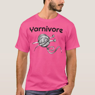 Camiseta De Tricô E Crochê Yarnivore