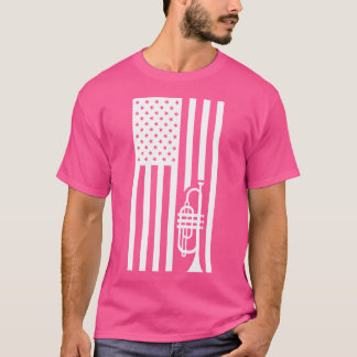 Camiseta De Trompete De Banda Marcha Para Homens M