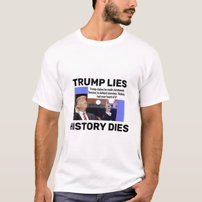 Camiseta de Trump Lies (Frente)