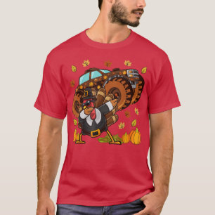 Camiseta de Truque de Dabbing Turkey Monster
