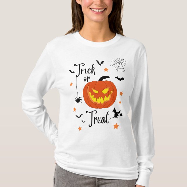 Camiseta de Truque ou Gostosura (Frente)