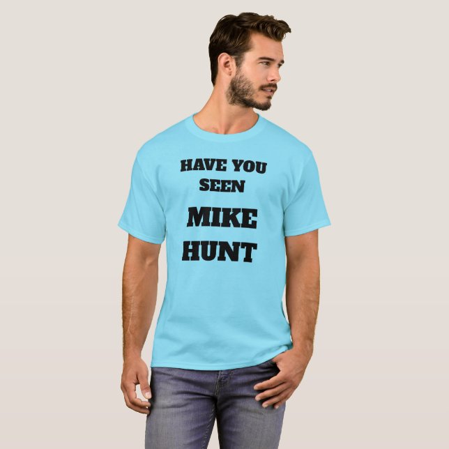 Camiseta De "TShirt da caça Mike" (Frente Completa)