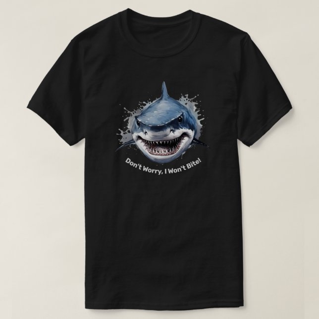 Camiseta de Tubarão (Frente do Design)