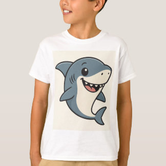 Camiseta de Tubarão Legal com Óculos de Sol