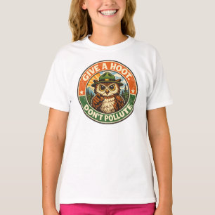 Camiseta Dê Um Buzina Não Polua Coruja