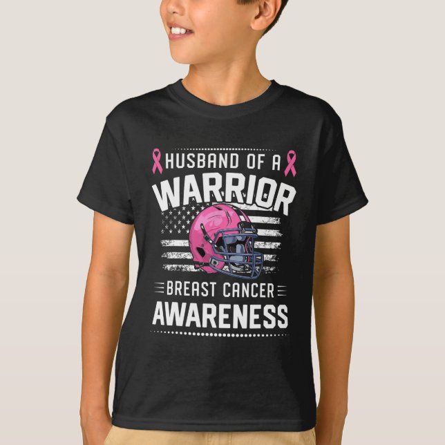 Camiseta De Um Futebol De Conhecimento Do Cancer De Guerra (Frente)