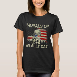 Camiseta De um gato aliado engraçado Trump 2024