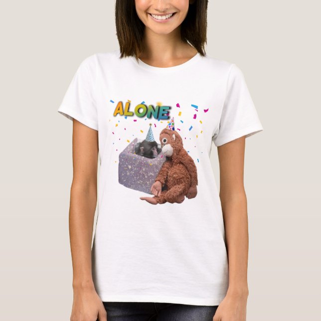 Camiseta Dê um soco no macaco (Frente)