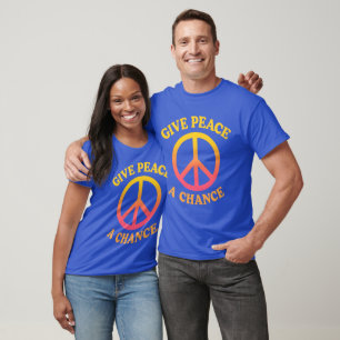 Camiseta 'Dê uma Chance à Paz'