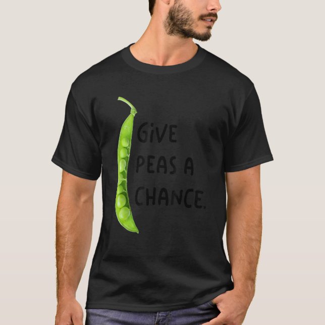 Camiseta Dê Uma Chance Ao Peas (Frente)