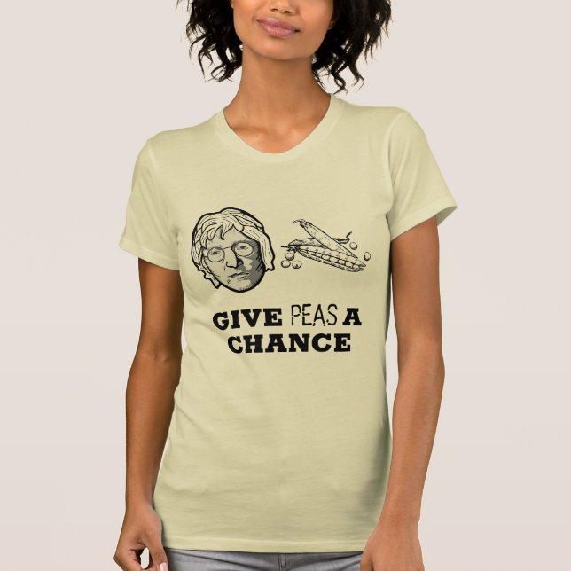 Camiseta Dê Uma Chance Ao Peas (Frente)