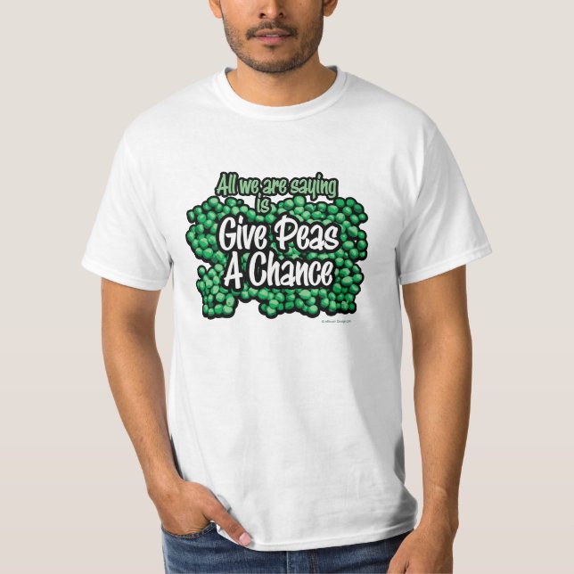 Camiseta Dê Uma Chance Ao Peas (Frente)