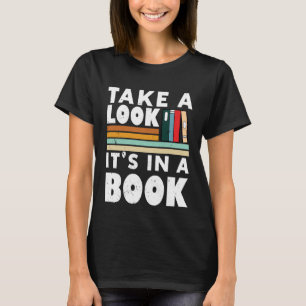 Camiseta Dê Uma Olhada Em Um Bookworm De Leitura 8