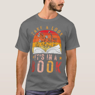 Camiseta Dê uma olhada em um Livro 12
