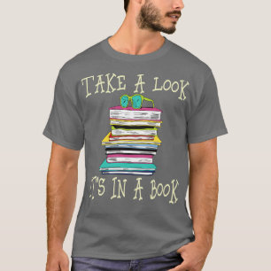 Camiseta Dê Uma Olhada Em Um Livro Lendo Livraria