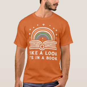 Camiseta Dê Uma Olhada No Livro 1