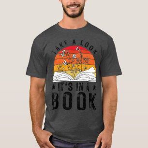 Camiseta Dê uma olhada no Livro 7