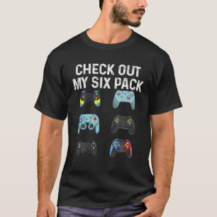 Camiseta Dê uma olhada no meu jogador de seis peças, Design