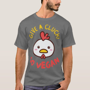 Camiseta Dê Uma Pista De Vegan Engraçada Montagem Animal Ba