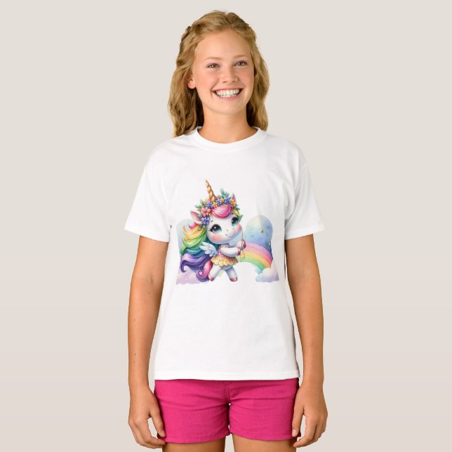 Camiseta de Unicórnio (Frente Completa)