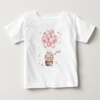 Camiseta de ursinho fofo para meninas