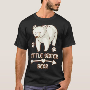 camiseta de urso de irmãzinha, urso de irmãzinha