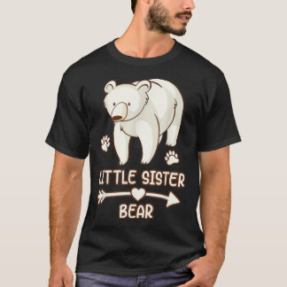 camiseta de urso de irmãzinha, urso de irmãzinha