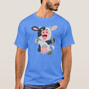 Camiseta de Vaca de Cartoon Feliz