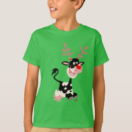 Camiseta de Vaca mascarando como camiseta para cri