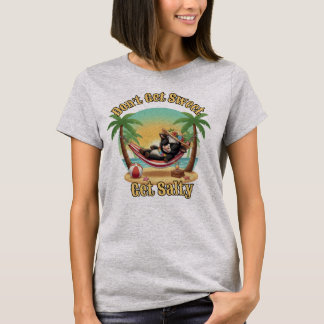 Camiseta de vaca "Não seja doce, seja salgado"