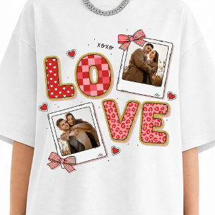 Camiseta de Valentim personalizada para homens pré