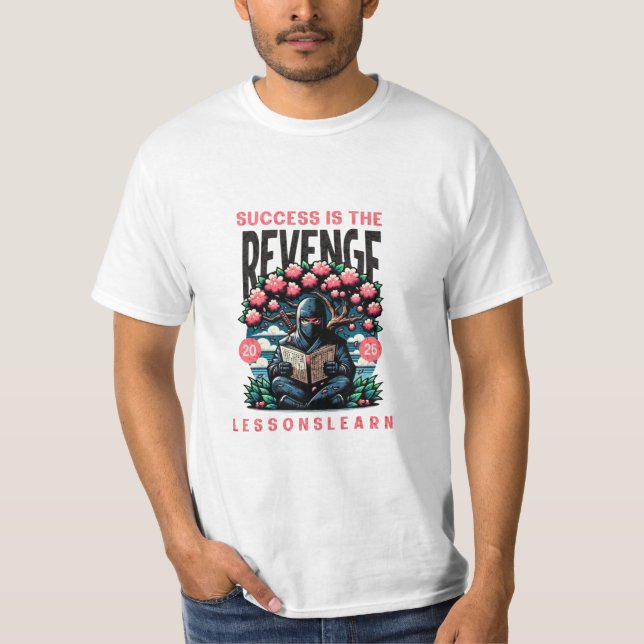 CAMISETA DE VALOR DAS LIÇÕES APRENDIDAS COM A VING (Frente)