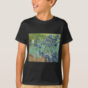 Camiseta De Van Gogh vida ainda: Vaso com íris
