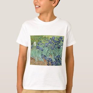 Camiseta De Van Gogh vida ainda: Vaso com íris