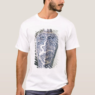 Camiseta De "vaso octogonal Mei- P'ing" com branco