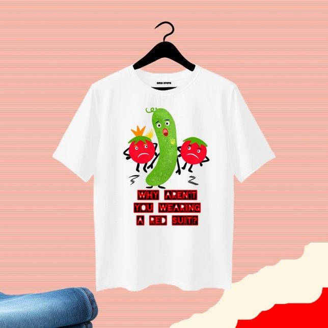 Camiseta de vegetais engraçados (Criador carregado)