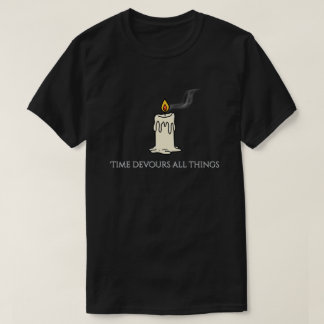 Camiseta de Vela Estética de Dark Academia