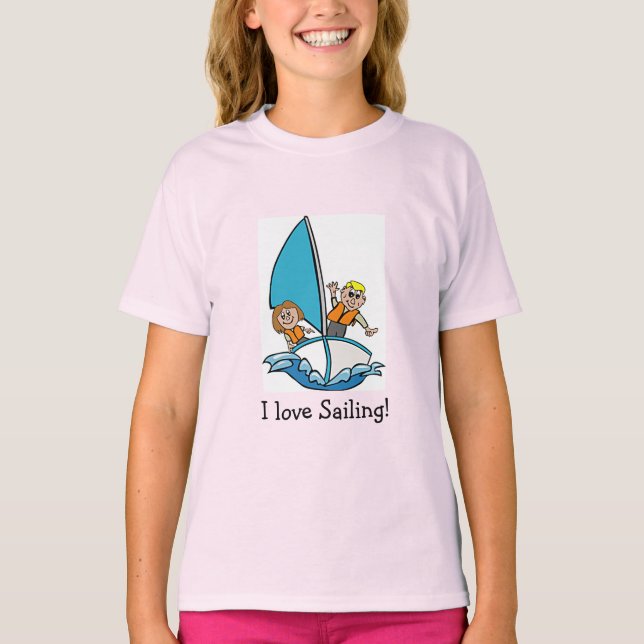 Camiseta de velejo em bruto (Frente)
