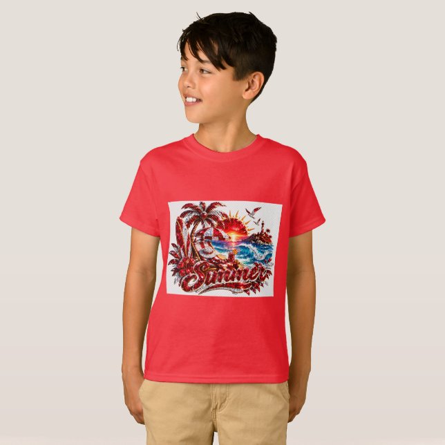 Camiseta de verão (Frente Completa)
