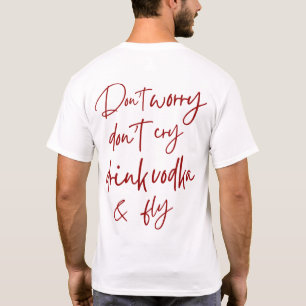 Camiseta de verão de clube chique