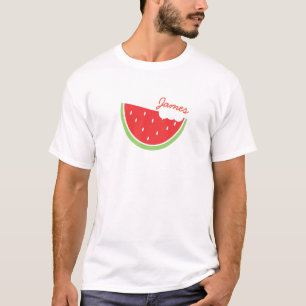 Camiseta de Verão de Melancia Personalizada