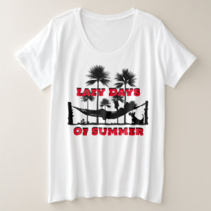 Camiseta de Verão, de tamanho feminino