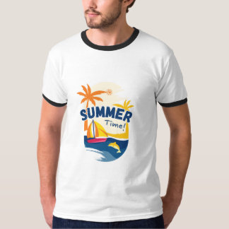 Camiseta de Verão na Moda para Homens 