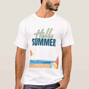 Camiseta de Verão na Praia   Vibrações de Verão Vi